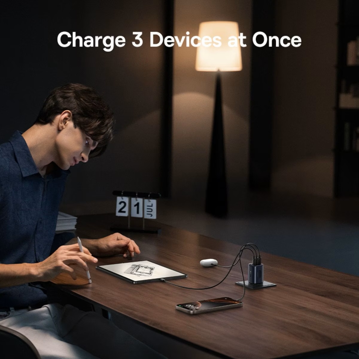 Baseus Charger Wall 67W 2C+U PicoGo AE11 EU Cosmic Black - Image 3