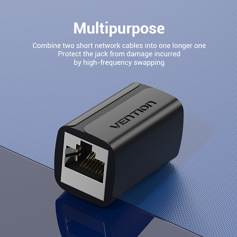 Vention NETWORK Coupler CAT7 FTP Shielded Black IPWB0 - Image 9