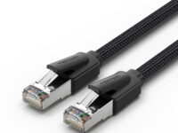 Vention NETWORK Cable CAT8 SFTP Braided 1.5m Black-Nickel IKOBG