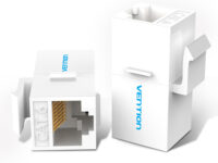 Vention NETWORK Keystone Jack CAT6 UTP Coupler White IPGW0