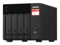 QNAP NAS 4-Bay Tower AMD Ryzen Quad-Core, 8GB RAM, PCIe Slot, SSD Caching & Dual 2.5GbE Ports TS-473A
