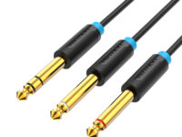 Vention AUDIO 6.3mm M to 2x6.3mm M TRS Cable 5.0m BATBJ