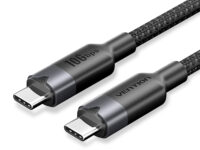 Vention IT Cable USB-C 3.2 Gen2 M-M 2.0m Braided Aluminum Black TRGBH