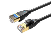 Vention NETWORK Cable CAT8 SFTP Slim 0.5m Black IKIBD