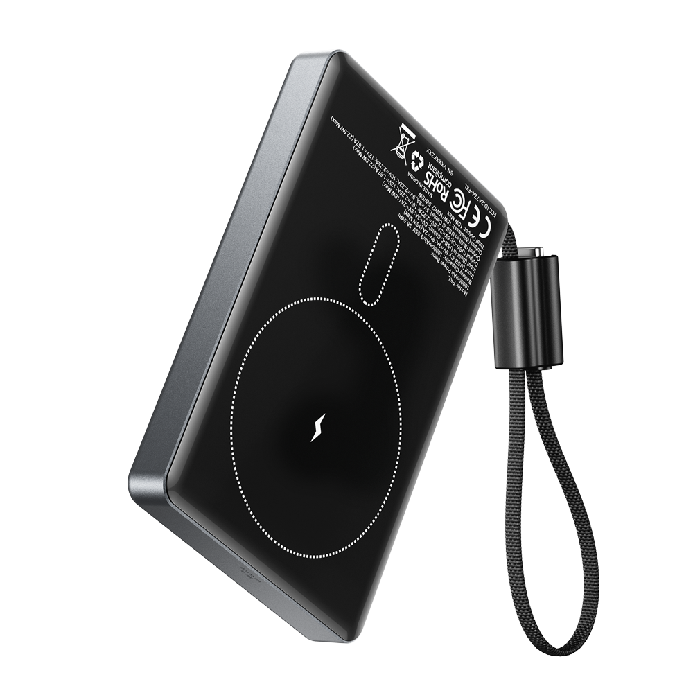 Vention MA Powerbank Wireless Magnetic 10000mAh 22.5W Wireless 15W Ultra Slim Grey FKLH0 - Image 3