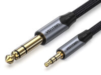 Vention AUDIO 3.5mm to 6.3mm M-M TRS Cable Braided Alum 3.0m BAUHI