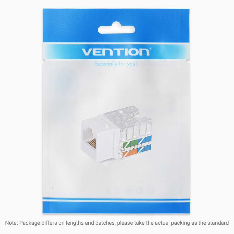 Vention NETWORK Keystone Jack CAT6 UTP Toolless White IPFW0 - Image 9