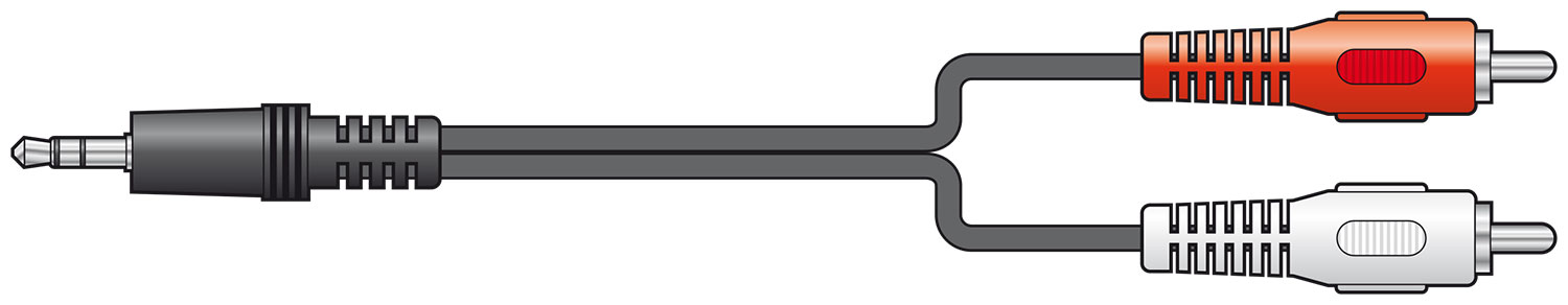 AV:link 3.5mm to 2RCA 1.2m 112.064UK