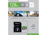 PNY Flash Memory MicroSD Card Elite with SD Adapter 128GB Class 10 UHS-I U1