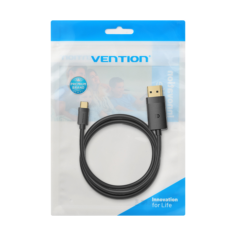 Vention Converter USB-C to DisplayPort Cable 4K60Hz 2.0m CRJBH - Image 9