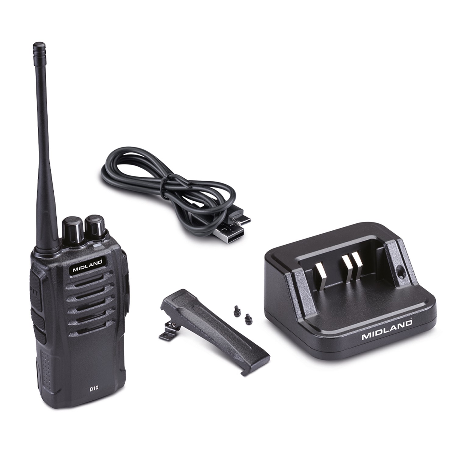 Midland Radio DMR/PMR Digital/Analogue Radio D10 (50 hr battery) (Single) - Image 11