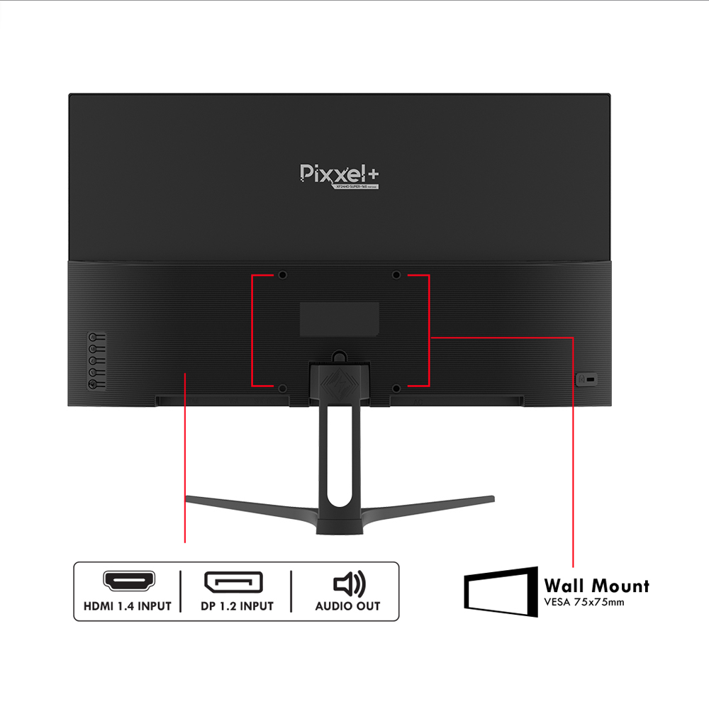 Armaggeddon Gaming Monitor 24'' Slim Frame FHD IPS 165Hz 1ms PXP24G Black - Image 13