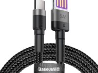 Baseus Cafule HW Type-C Cable 5A 1m Grey-Black