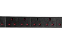 DigitMX NETPRO NP-CPDU7 1U 7-ways PDU 13A with Switch