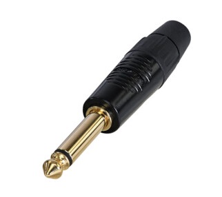 Neutrik REAN RP2CB 6.3mm Mono Plug