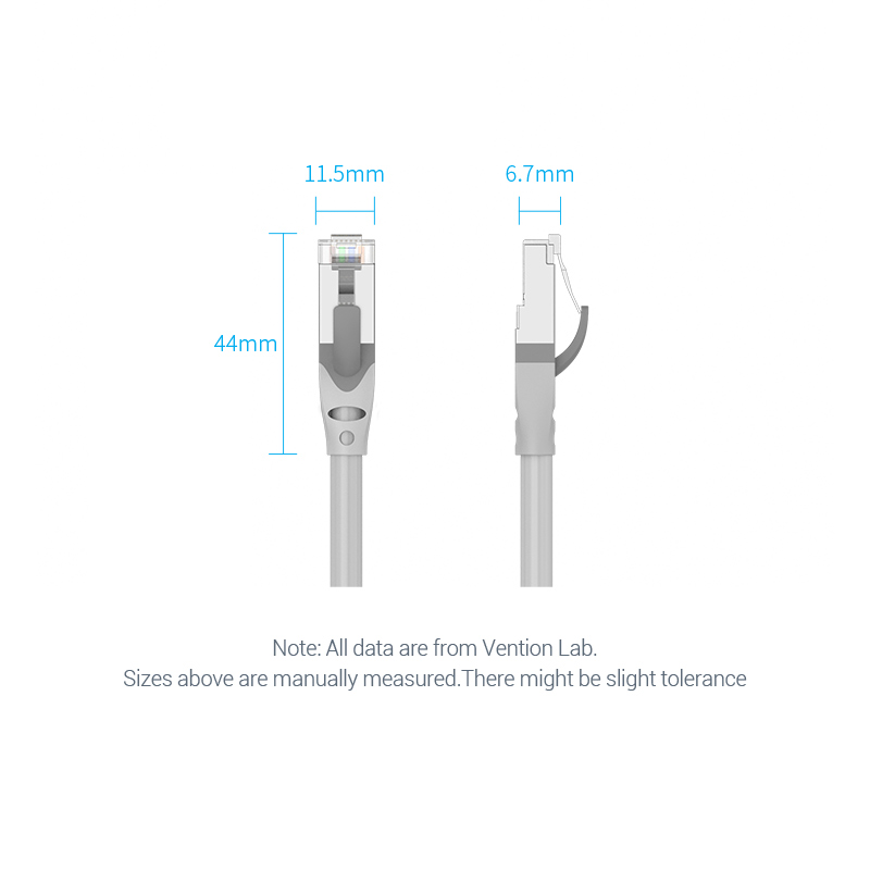 Vention NETWORK Cable CAT6A SFTP 30.0m Grey IBHHT - Image 13