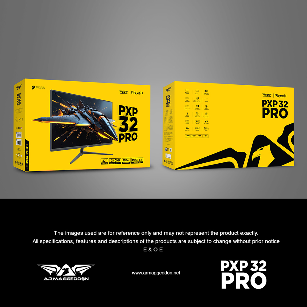 Armaggeddon Gaming Monitor 32'' Slim Frame 2K IPS 180Hz 1ms PXP32Pro Black - Image 14