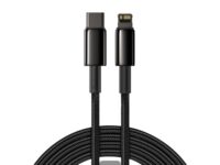 Baseus Cable Lightning to USB-A Tungsten Gold Series Braided 2.0m Black