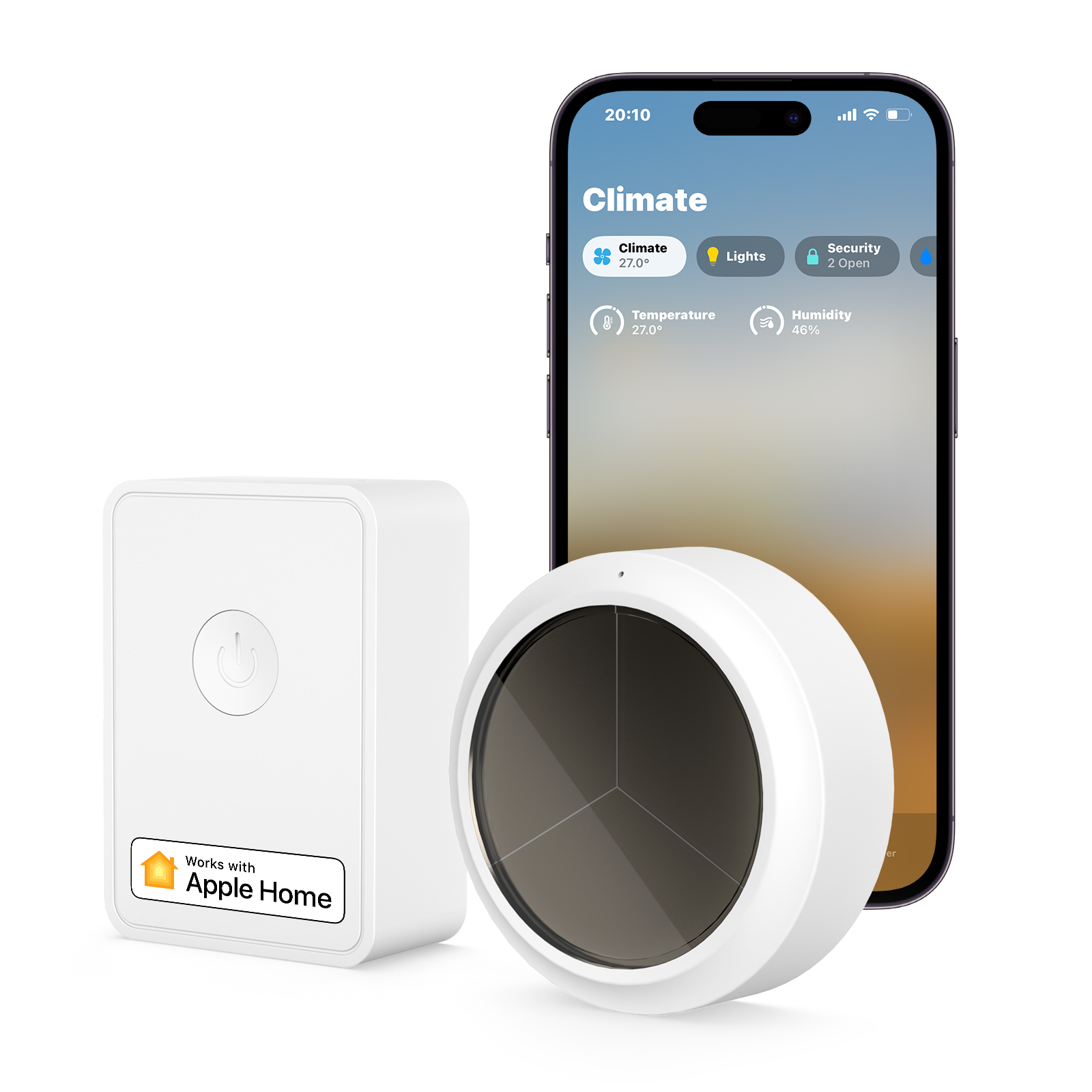Meross Homekit Smart Temperature and Humidity Sensor MS100FH-UK