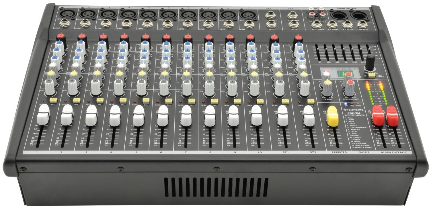 Citronic CSP714 v2 Powered Mixer 700W 170.845UK