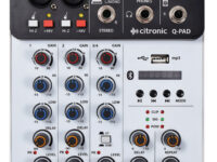 Citronic Mixer Studio QPAD 2ch BT/USB Play-Rec 170.814UK