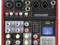 Citronic CSM-4 Mixer 4channels USB/BT Play-Record 170.871UK