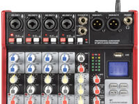 Citronic CSM-6 Mixer 6ch/USB/BT Play-Rec 170.872UK