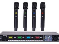 Citronic TU4-H Quad True Diversity Multi-UHF Wireless Microphone System (4 x Handhelds) 171.043UK