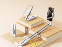 Baseus TechShot Series Aluminium Selfie Stick Extendable up to 61cm White