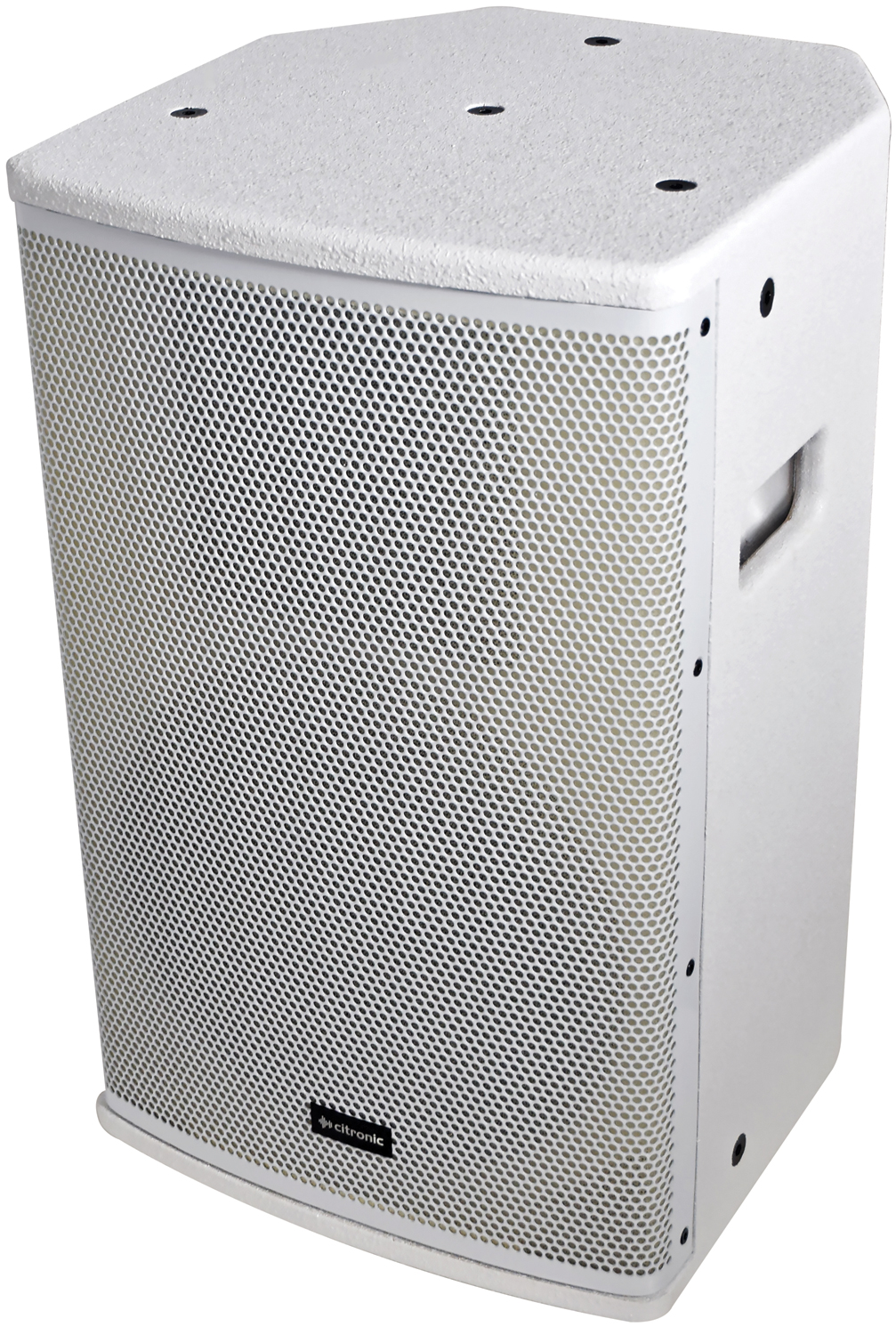 Citronic Speaker Active CUBA-8AW Full-Range Wood 500W White 178.737UK