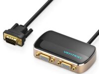 Vention VGA Splitter 2-Port with Power & VGA Cable 1.0m DBABF