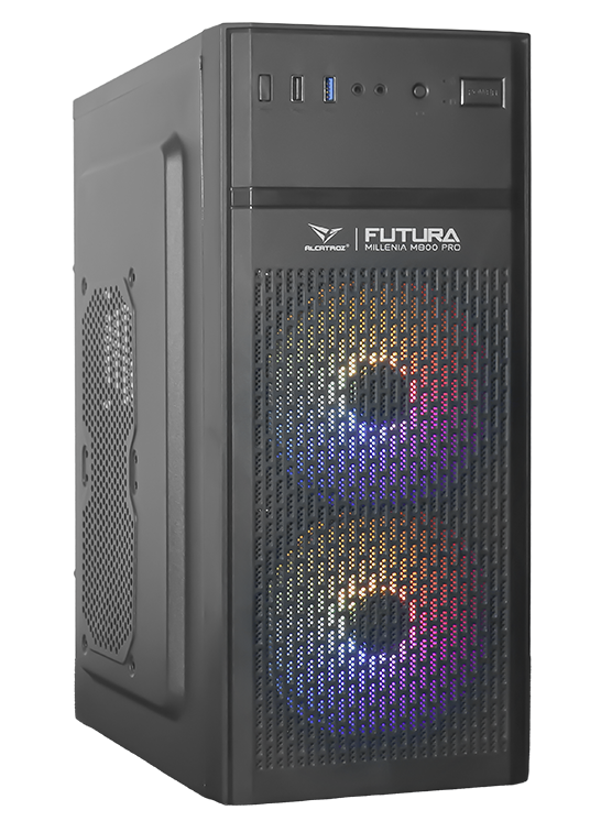 Alcatroz PC Case M-ATX FUTURA MILLENIA ECO M800 PRO with 250W PSU
