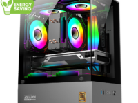 Armaggeddon Gaming Case M-ATX AQUARON NEMO Black (3x Chroma Fans & 250W 80+ PSU)