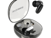 SonicGear Earphones Bluetooth ANC+Display EarPump Jewel Q3 Black