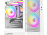 Armaggeddon Gaming Case M-ATX AQUARON NEMO 3 White (5x RGB Fans & 250W 80+ PSU)