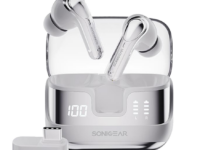 SonicGear Earphones Bluetooth & USB-C Dongle for PC EarPump XP2 Platinum