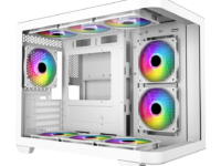 Armaggeddon Gaming Case ATX AQUARON X-Curve GiGa 10 E X10 With 10x ARGB Fans White