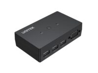Unitek VGA KVM Switch 2In1Out with 3-Port USB2.0 Hub U-8709ABK