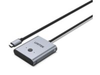 Unitek D1078A 4K USB-C Splitter 1in-2out or Switch 2in-1out Supports 100W PD