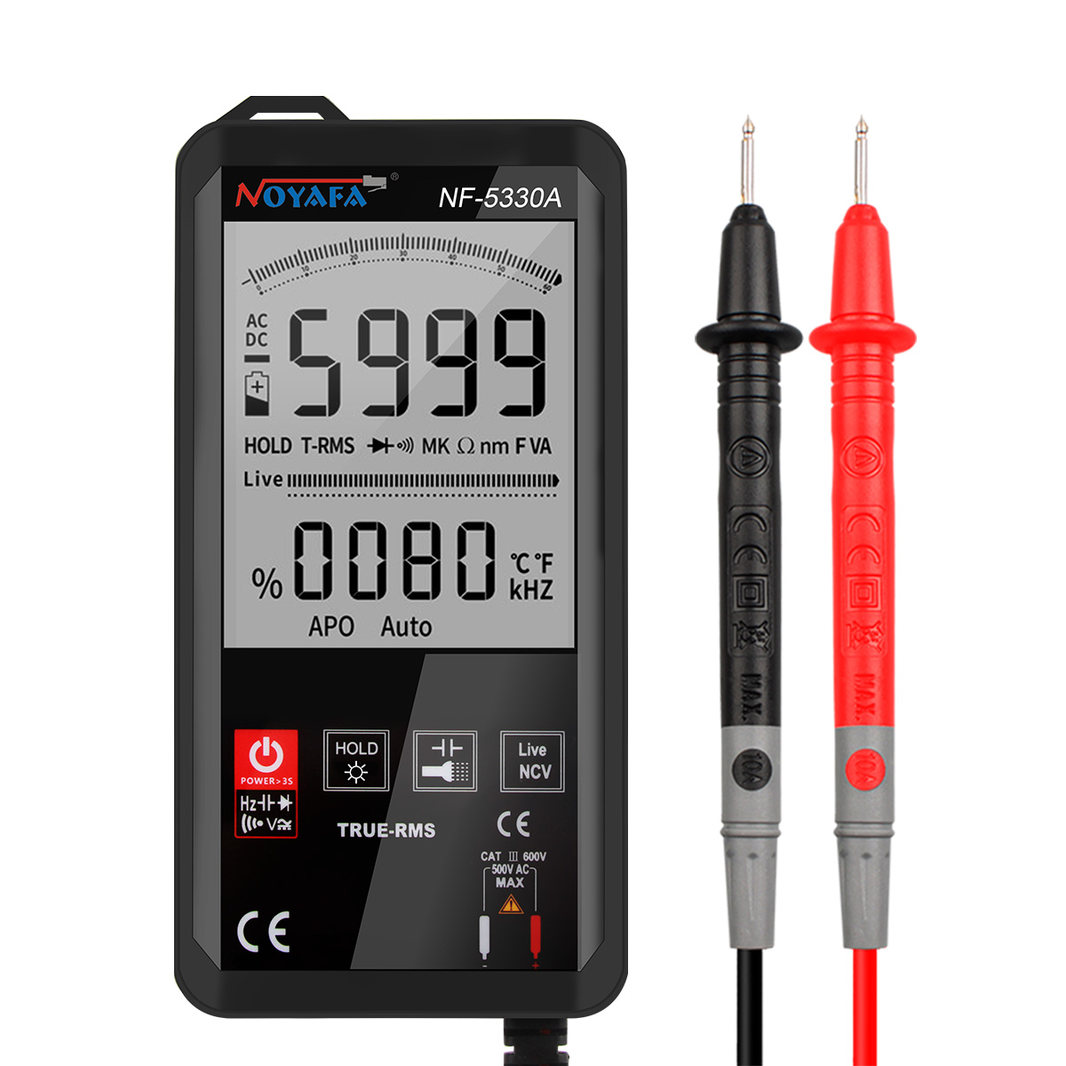 Noyafa Digital Multimeter for AC/DC Voltage