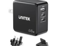 Unitek Charge Wall 65W 4in1 GaN Charger Black P1117B