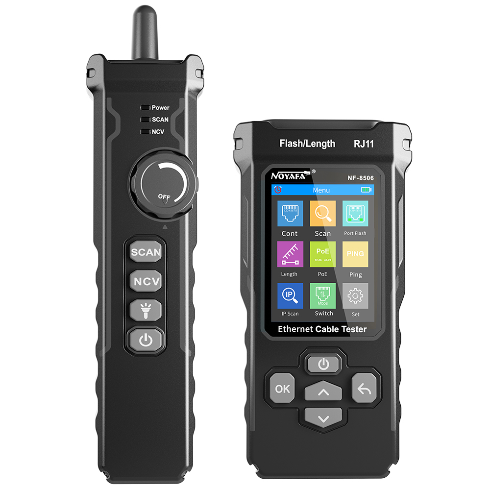 Noyafa Multi-Function Cable Tester with PoE Detection