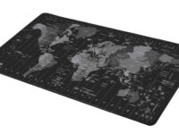 Natec TIME ZONE MAP XL Mousepad Grey Black