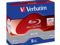 Verbatim BD-RE 25GB 2X 5-Pack Jewel Case 43615