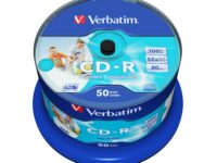 Verbatim CD-R 700MB 52X 50-Pack Spindle Printable 43438