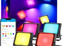 Govee Outdoor LED RGBICWW Smart Flood Lights (4pack) H7060