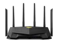 ASUS WLAN Router AX6000 Wi-Fi 6 Dual Band 2.5GbE AI Protection RGB USB Gaming TUF-AX6000