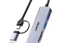 Unitek USB-C Hub 3xUSBA SD/Micro SD Card Reader H1320A