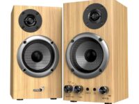 Genius SP-HF520BT 2.0 PC Speakers with BT 20W RMS Pine Wood