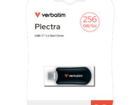 Verbatim USB Drive 3.2 PLECTRA USB-C 256GB Black